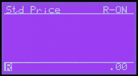 Scrolling display function with void